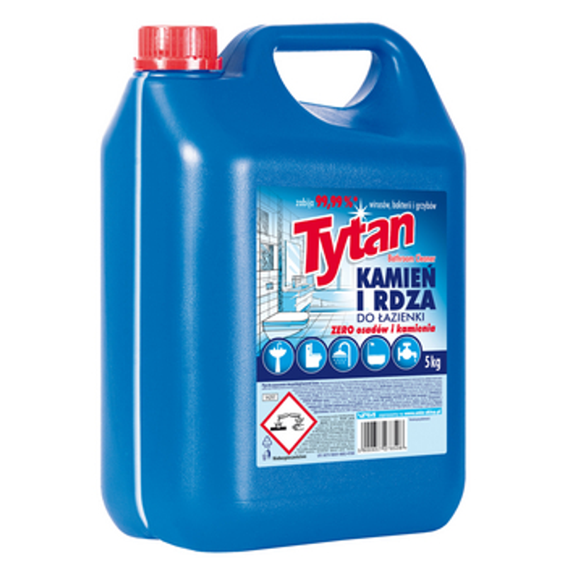 Płyn do mycia łazienek Tytan kamień i rdza 5kg